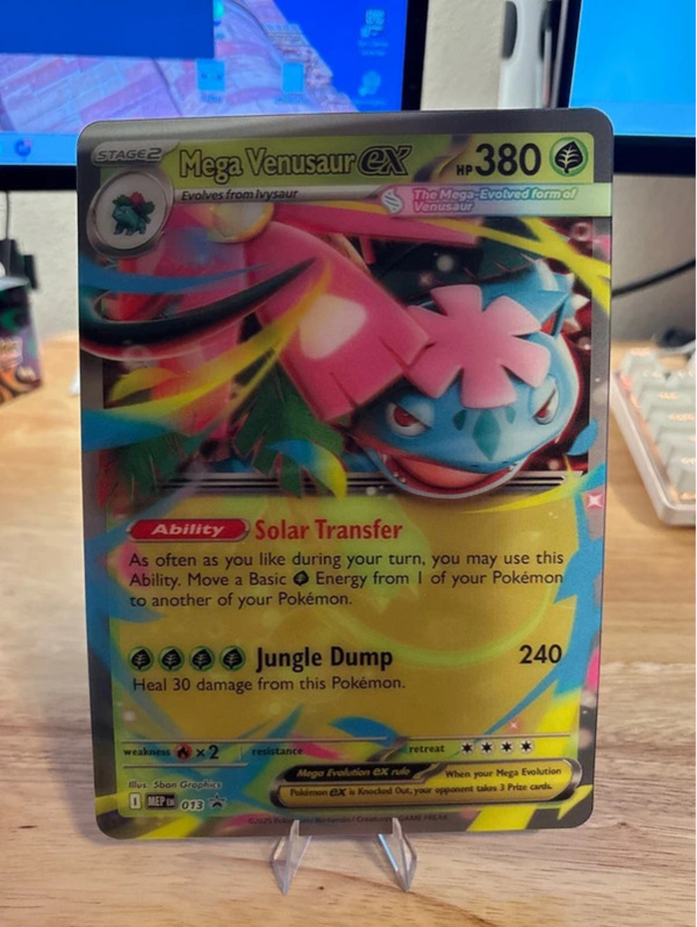 Mega Evolution Promo: Mega Venusaur EX 013 Jumbo Card